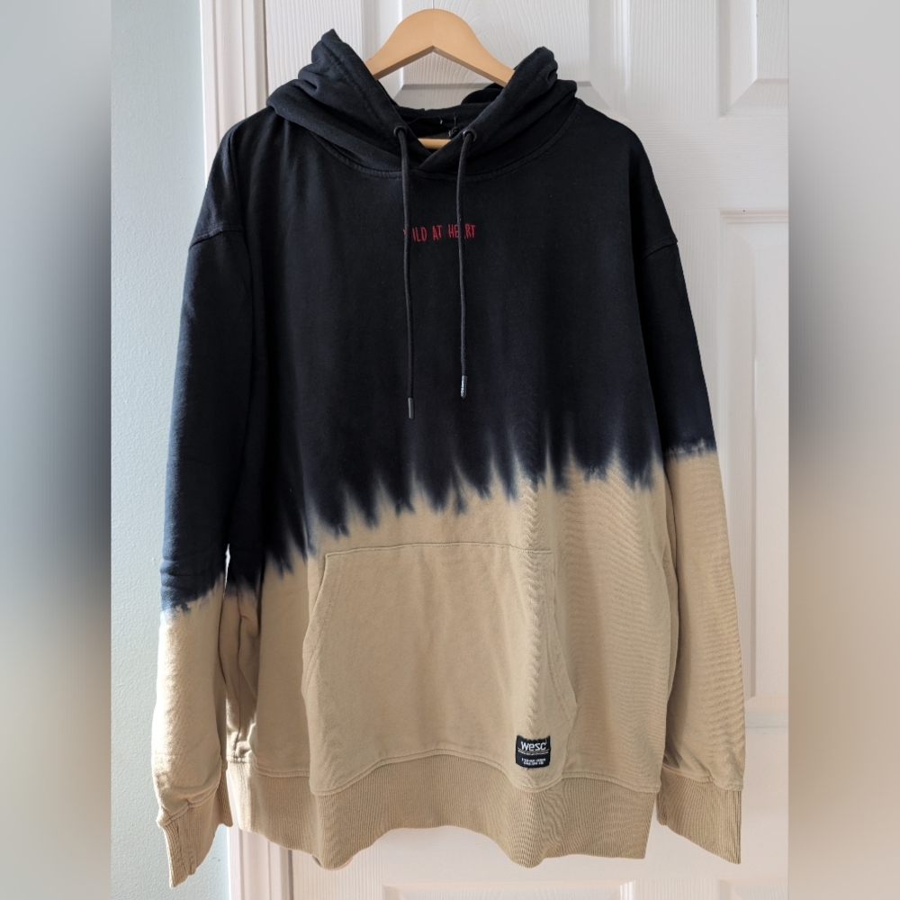 WESC Black and Tan Hoodie for Men